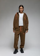 Sweatshirt Naga Kaki Femme