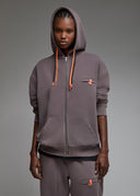 Sweatshirt Naga Anthracite Acid Wash Femme