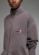 Sweatshirt Kachi Anthracite Acid Wash Femme