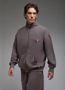 Sweatshirt Kachi Anthracite Acid Wash Homme