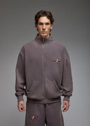 Sweatshirt Kachi Anthracite Acid Wash Homme