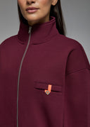Sweatshirt Kachi Burgundy Femme