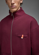 Sweatshirt Kachi Burgundy Homme