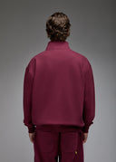 Sweatshirt Kachi Burgundy Homme