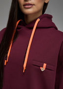 Sweatshirt Kyo Burgundy Femme