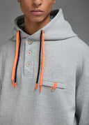 Sweatshirt Sen Grey Mel Homme