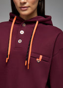 Sweatshirt Sen Burgundy Femme