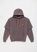 Sweatshirt Nara Anthracite Acid Wash Homme