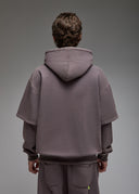 Sweatshirt Nara Anthracite Acid Wash Homme