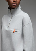 Sweatshirt Shima Grey Mel Femme