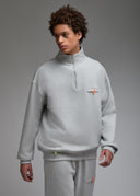 Sweatshirt Shima Grey Mel Homme
