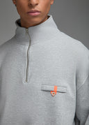 Sweatshirt Shima Grey Mel Homme