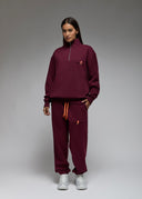 Sweatshirt Shima Burgundy Femme
