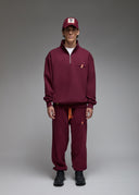 Sweatshirt Shima Burgundy Homme