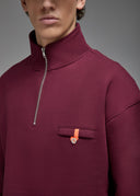 Sweatshirt Shima Burgundy Homme