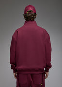 Sweatshirt Shima Burgundy Homme