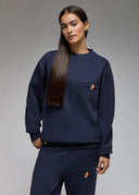 Sweatshirt Aki Navy Femme