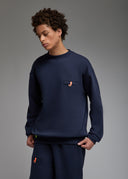 Sweatshirt Aki Navy Homme