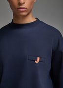 Sweatshirt Aki Navy Homme