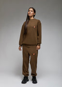 Sweatshirt Aki Kaki Femme