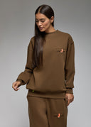 Sweatshirt Aki Kaki Femme