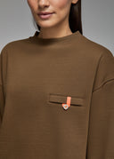 Sweatshirt Aki Kaki Femme