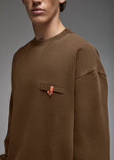 Sweatshirt Aki Kaki Homme