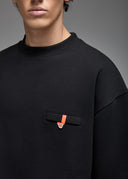 Sweatshirt Aki Black Homme