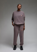 Sweatshirt Aki Anthracite Acid Wash Femme