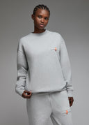 Sweatshirt Aki Grey Mel Femme