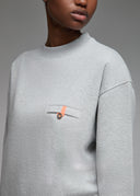 Sweatshirt Aki Grey Mel Femme