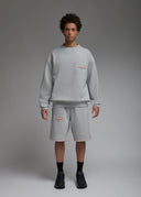 Sweatshirt Aki Grey Mel Homme