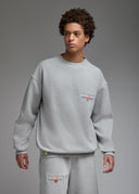 Sweatshirt Aki Grey Mel Homme