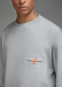 Sweatshirt Aki Grey Mel Homme