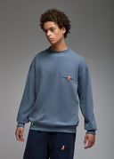 Sweatshirt Aki Deep Blue Homme