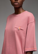 T-shirt Aichi Vieux Rose Femme