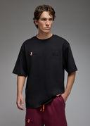 T-shirt Hako Black Homme