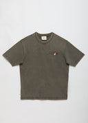 T-shirt Shiba Kaki (Acid  washed) Femme