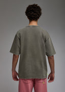 T-shirt Shiba Kaki (Acid  washed) Homme