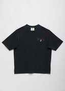 T-shirt Shiba Black (Acid washed) Femme