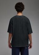 T-shirt Shiba Black (Acid washed) Homme
