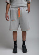 Bermuda Hyogo Grey Mel Homme