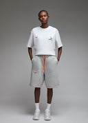 Bermuda Hyogo Grey Mel Femme