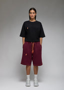 Bermuda Hyogo Burgundy Femme