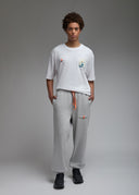 Jogging Mie Grey Mel Homme