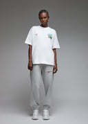 T-shirt Toshi Sumo Skate White Femme