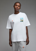 T-shirt Toshi Sumo Skate White Femme