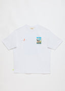 T-shirt Toshi Sumo Skate White Homme