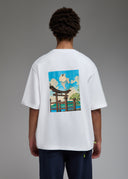 T-shirt Toshi Sumo Skate White Homme