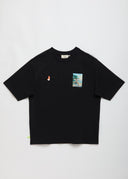 T-shirt Toshi Samourai Golf 1 Black Homme